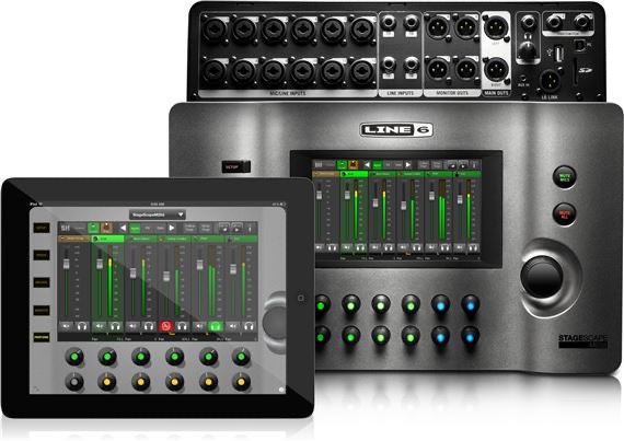 Line6 StageScape M20D Desktop mixer met effects