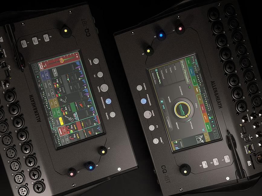Allen & Heath CQ18T Desktop mixer met effects