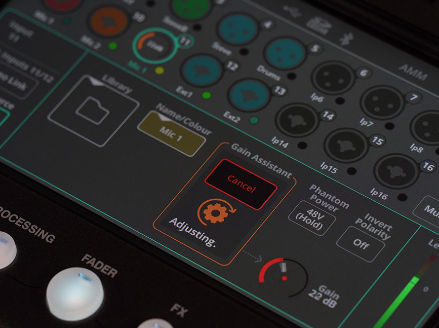 Allen & Heath CQ18T Desktop mixer met effects