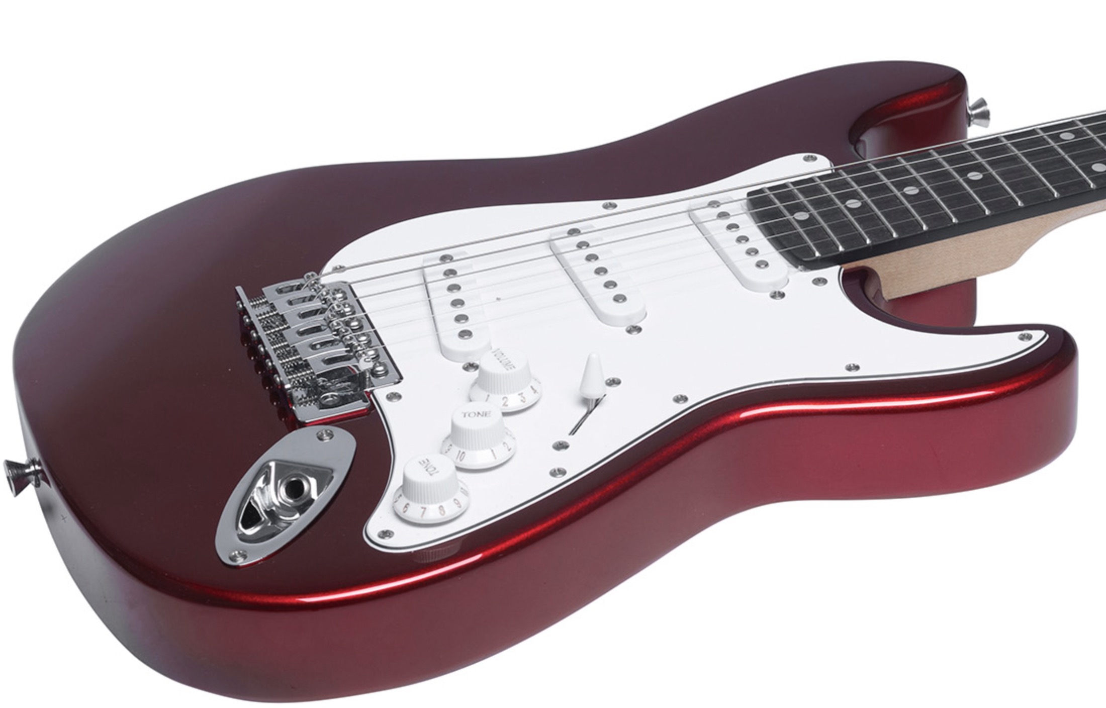 Eko S100-3/4 RED dlx Electrische gitaar