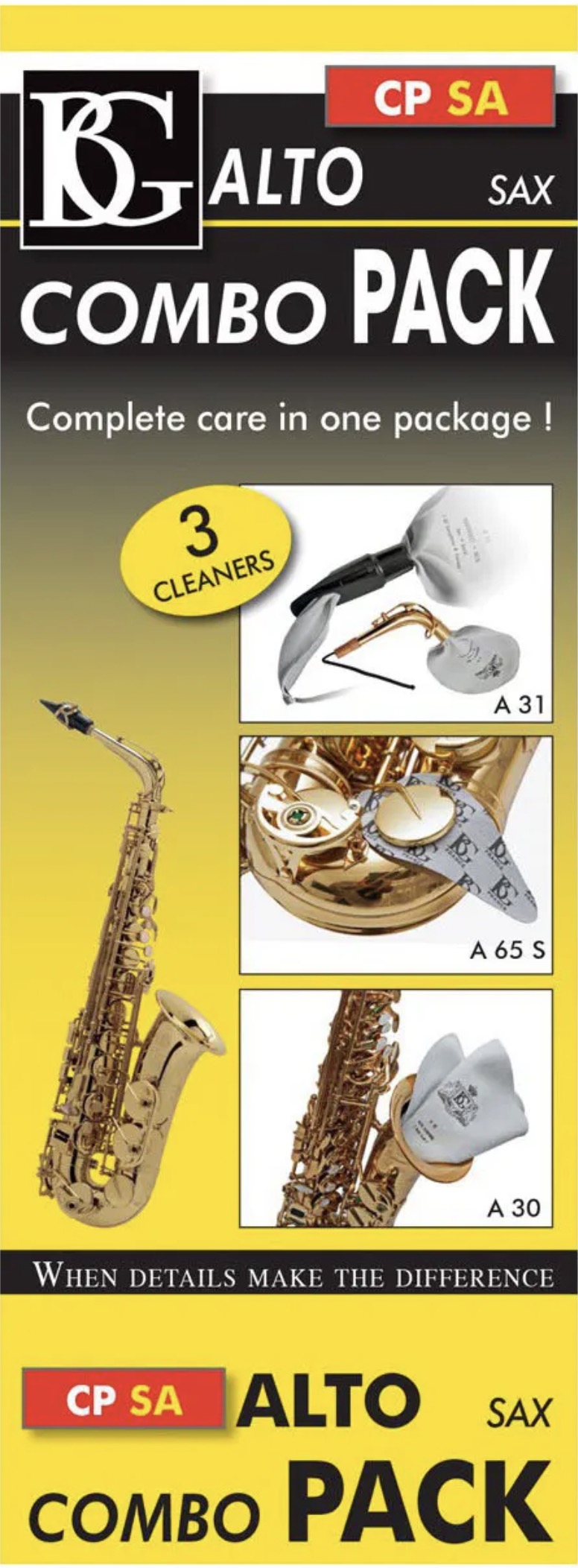 BG France CP SA combo pack Wisser set sax alt