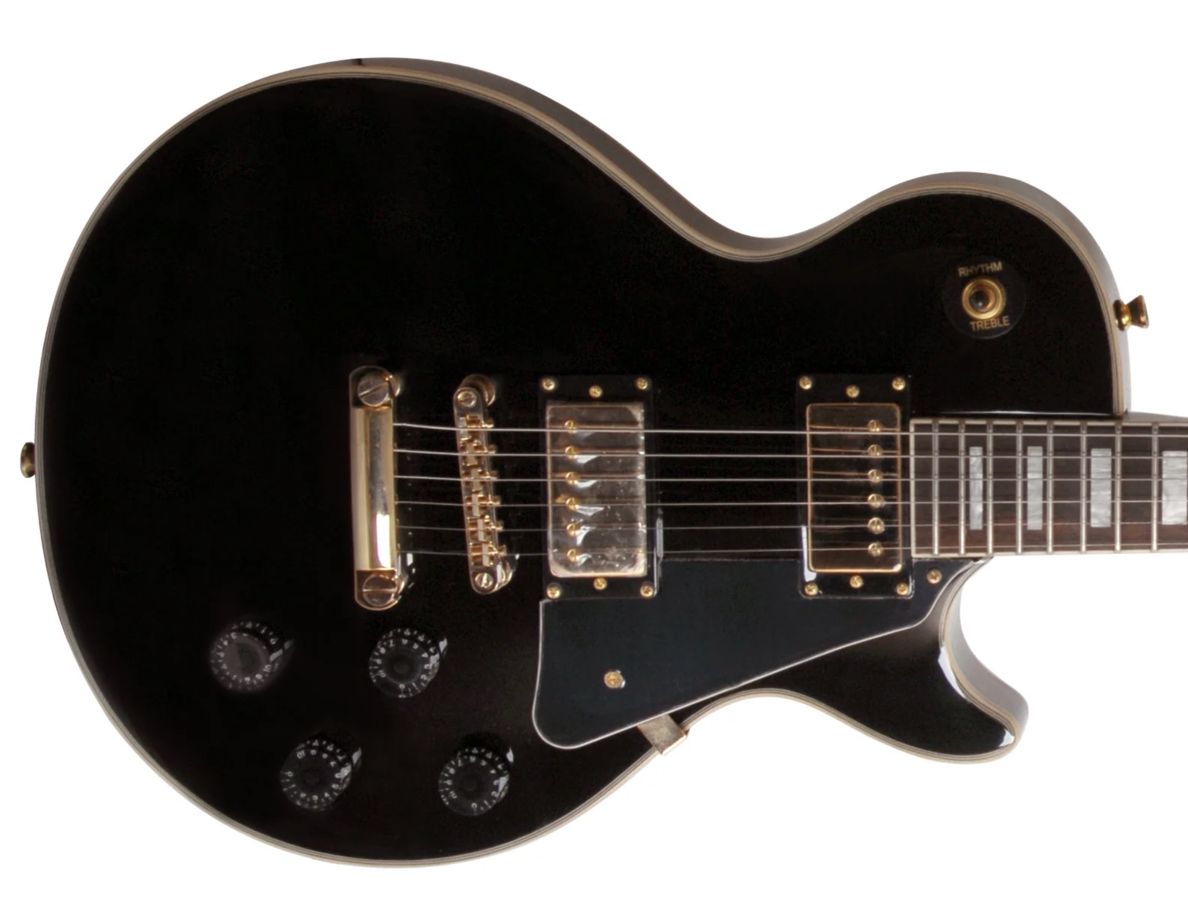 Morgan LP40 BLK dlx Electrische gitaar