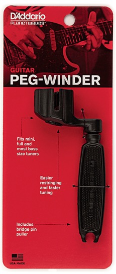 D'Addario peg-winder Snaarwinder