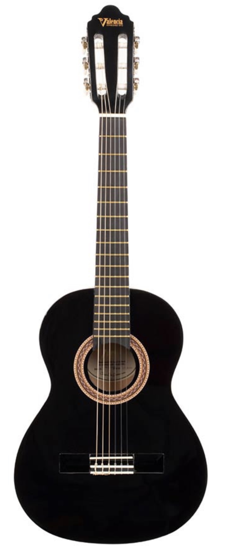 Valencia ½ VC102bk dlx Klassieke kindergitaar