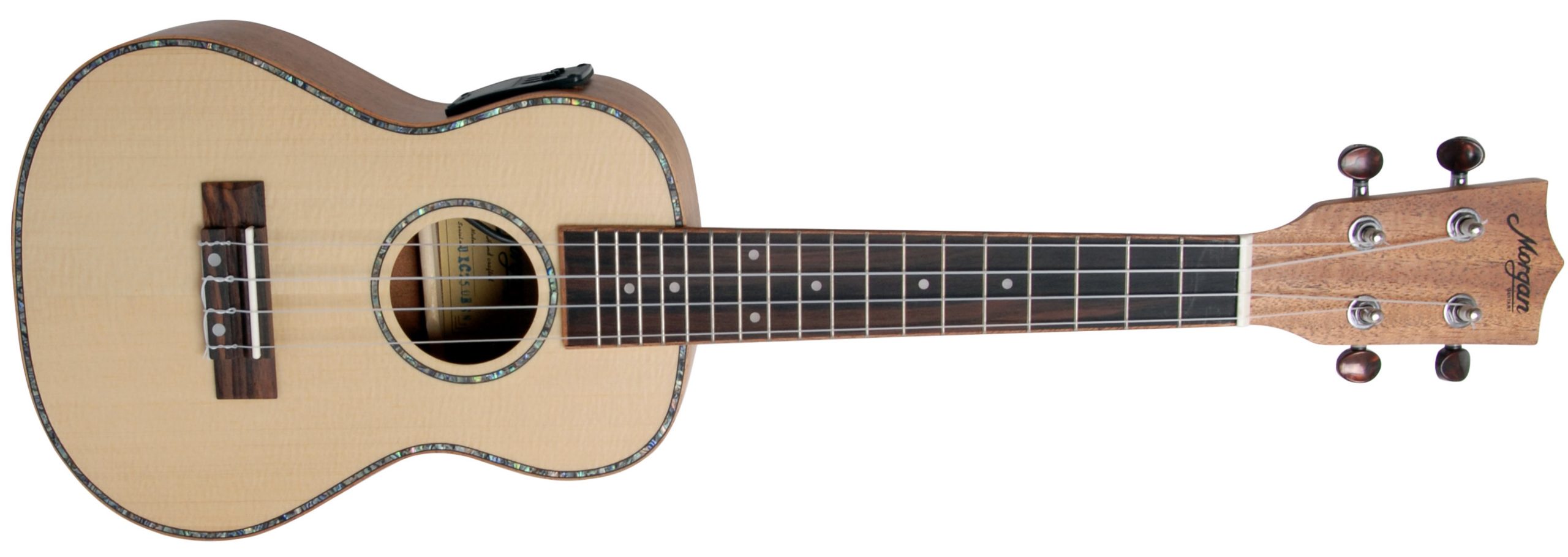 Morgan UK-C250SE N dlx Concert ukelele met pick-up