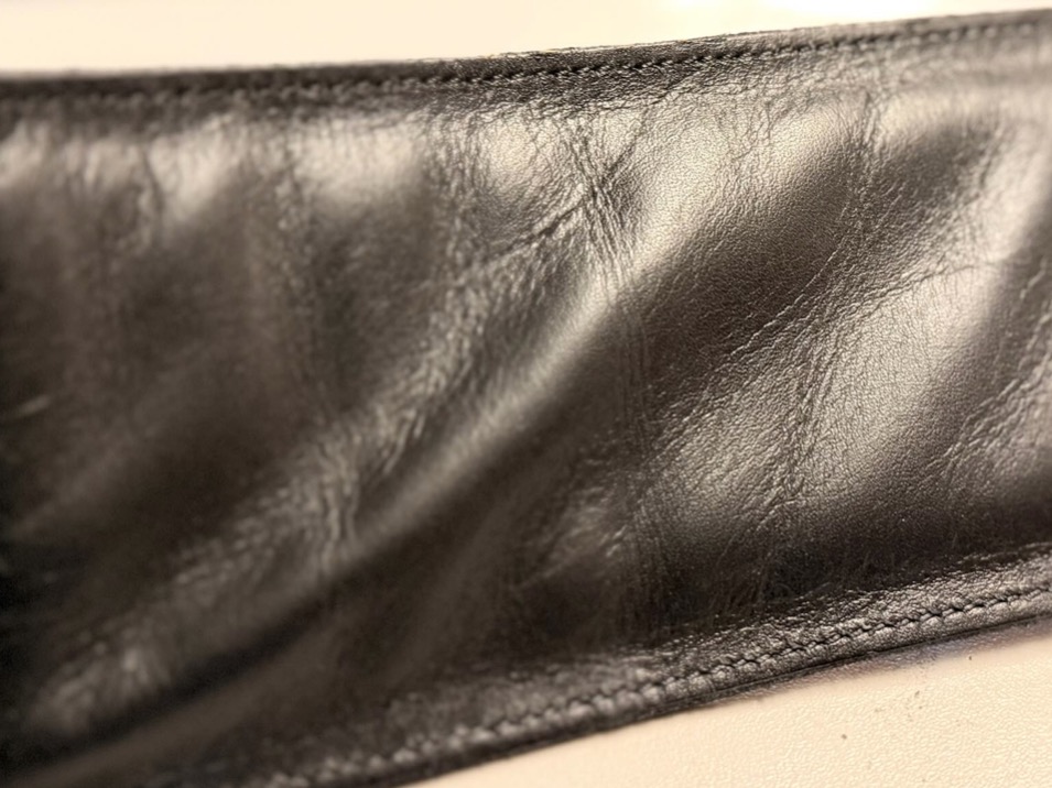 Blackhorn 8 Soft Padded zw Lederen gitaarriem