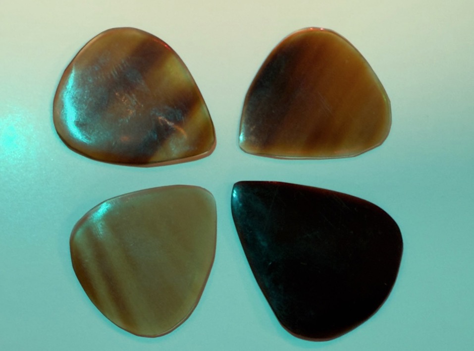 Blackhorn Horn polished Hoornen plectrum
