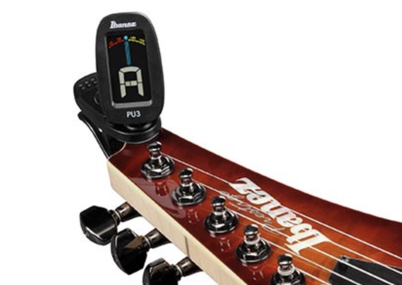 Ibanez PU3-BK Clip tuner