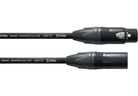 Cordial CSM7.5FM Gold dlx Microfoonkabel 7.5m