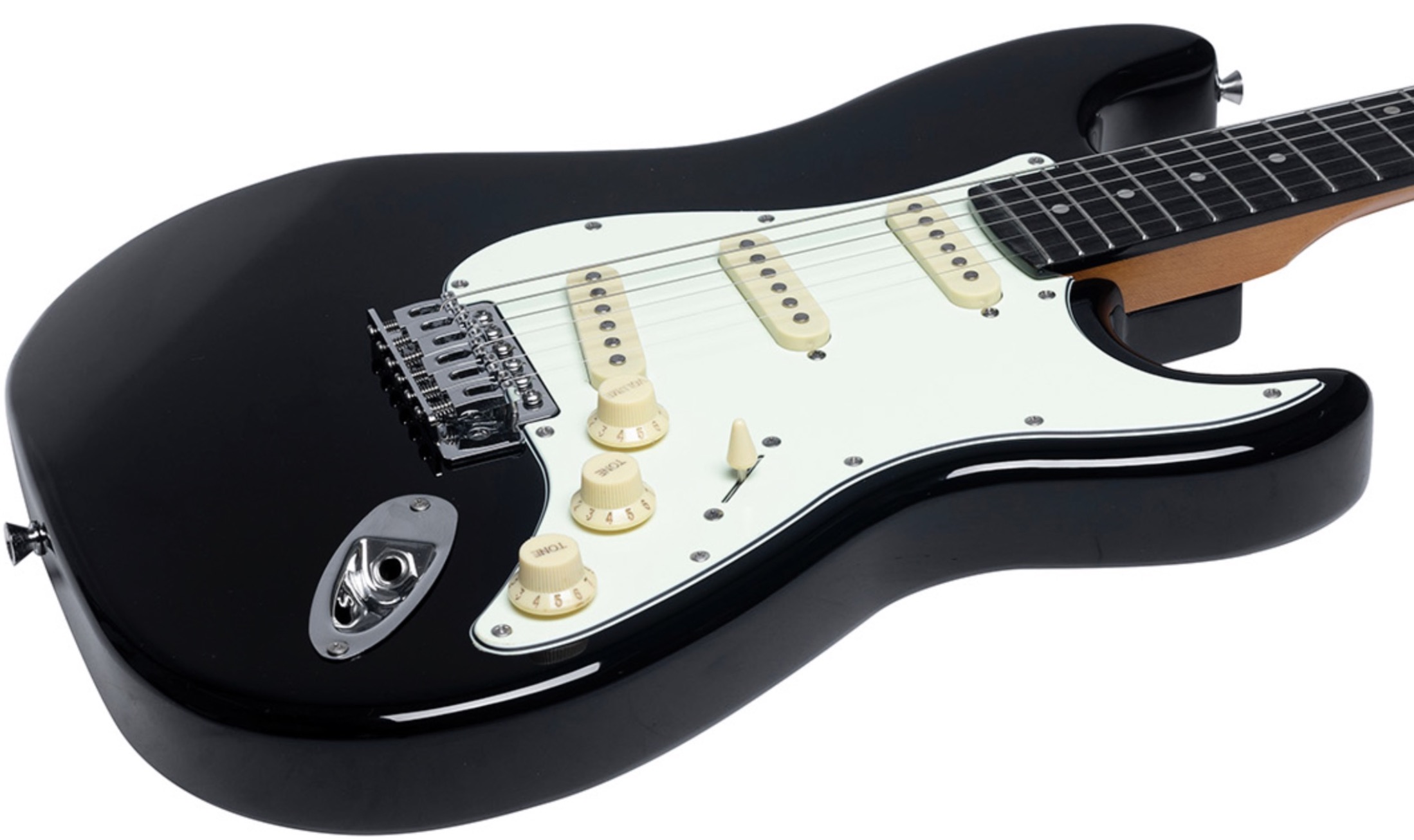 Eko ST300-BLK dlx Electrische gitaar