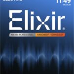 Elixir 12102 Nanoweb Medium 0.11 Set voor elektrische gitaar