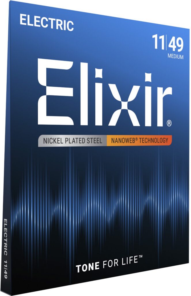 Elixir 12102 Nanoweb Medium 0.11 Set voor elektrische gitaar