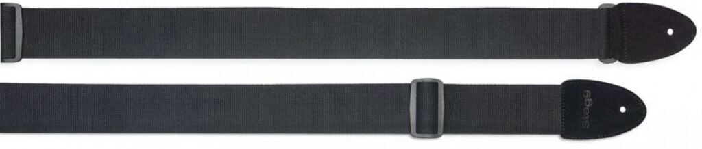 Stagg SNV5 BK Deluxe Stoffen gitaarriem