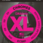 D'Addario ECB81 (flatwound) Set 4 string bassnaren