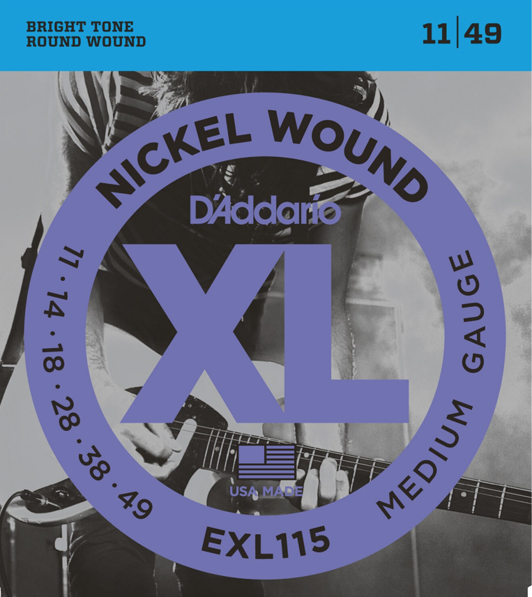 D'Addario EXL115 0.11 Set voor elektrische gitaar