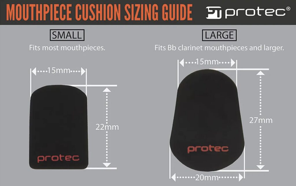 Protec MCL8B (set van 6) 8mm Mondstukplakker groot