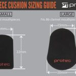 Protec MCL8B (set van 6) 8mm Mondstukplakker groot