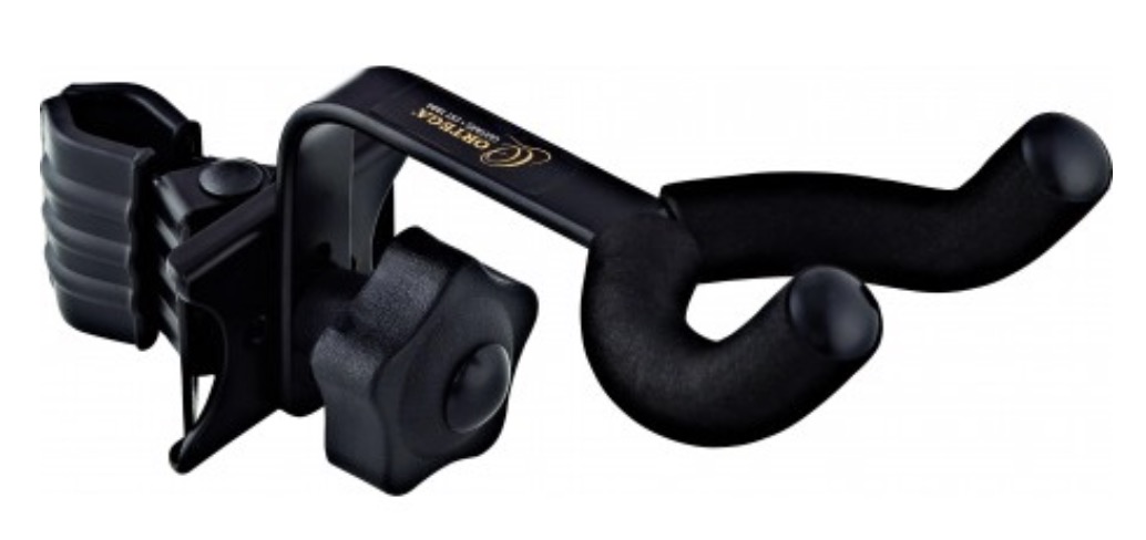 Ortega OMUH-bk ukelele standhanger – gitaarhaak muurbeugel Halshouder