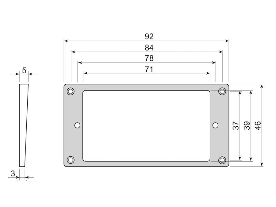 Boston HCS3050BK Element raampjes