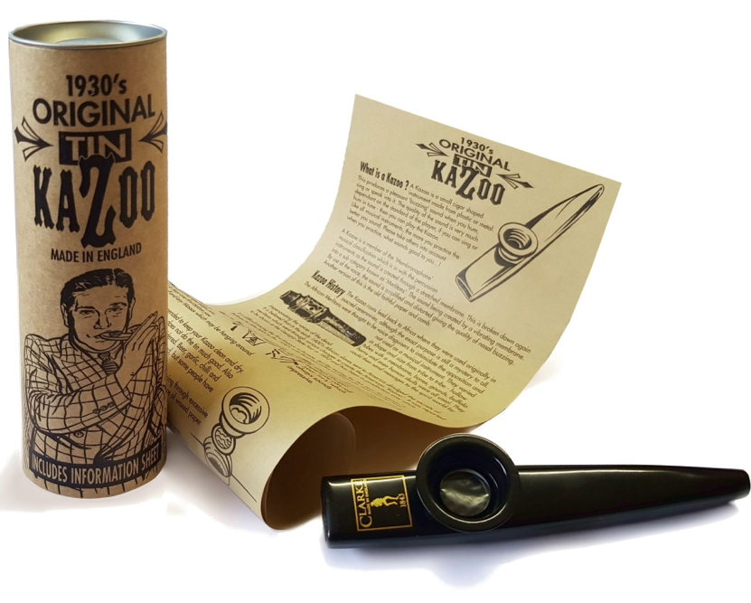 Clarke Original Tin 1930's in carton Kazoo