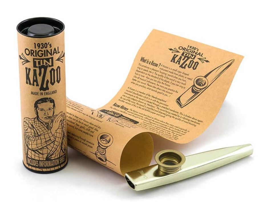 Clarke Original Tin 1930's in carton Kazoo