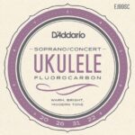 D'Addario EJ99SC Concert fluorcarbon Set sopraan/concert ukelele snaren