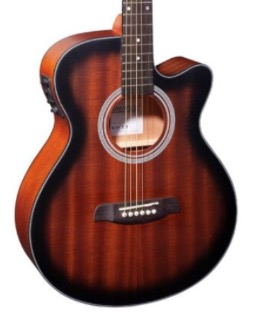 Brunswick BTK50TB deluxe Western gitaar met element
