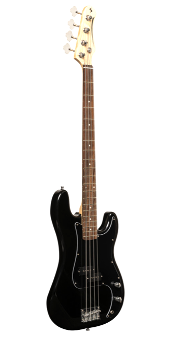 Stagg SBP30 dlx blk 4 snarige basgitaar