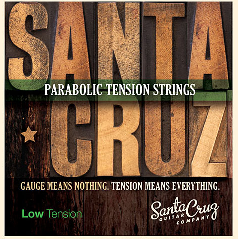 Santa Cruz Low Tension 0.11 Set voor western gitaar