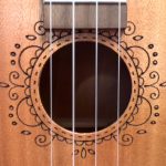 Blackhorn BHC1-Mah Lasered Rosette Concert ukelele