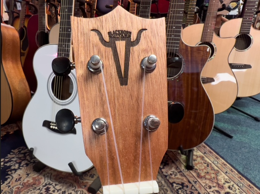 Blackhorn BHC1-Mah Lasered Rosette Concert ukelele