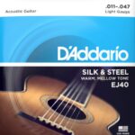 D'Addario EJ40 Silk & Steel 0.11 Set voor western gitaar