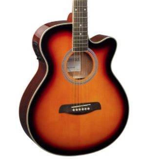 Brunswick BTK50SB deluxe Western gitaar met element