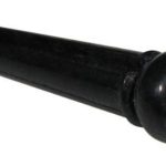 Blackhorn Black 'n pearl 5mm Kamstekker zwart met stip