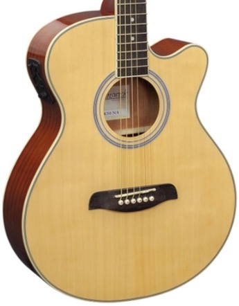 Brunswick BTK50NA deluxe Western gitaar met element