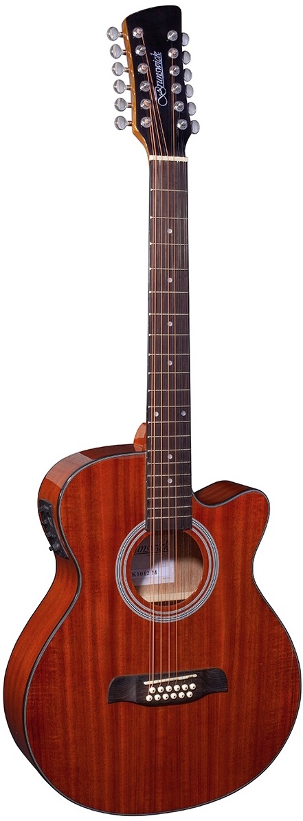 Brunswick BTK5012M dlx 12 snarige western gitaar met element