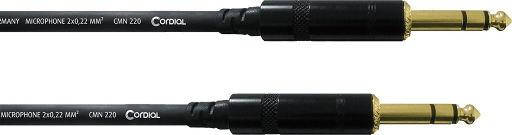 Cordial (Essentials) CFM3vv 3m dlx 6.3 stereo jack male - 6.3 stereo jack male