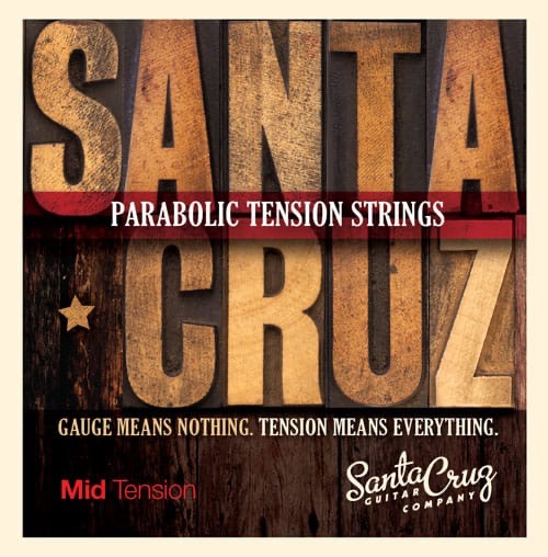 Santa Cruz Medium Tension 0.11 Set voor western gitaar