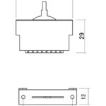 Boston sw43w 3-standen mini switch