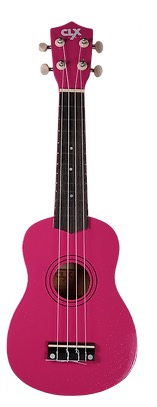 CLX Pink Glitter Sopraan ukelele