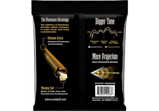 Ernie Ball 2568 0.11 (alu/br) 0.11 Set voor western gitaar