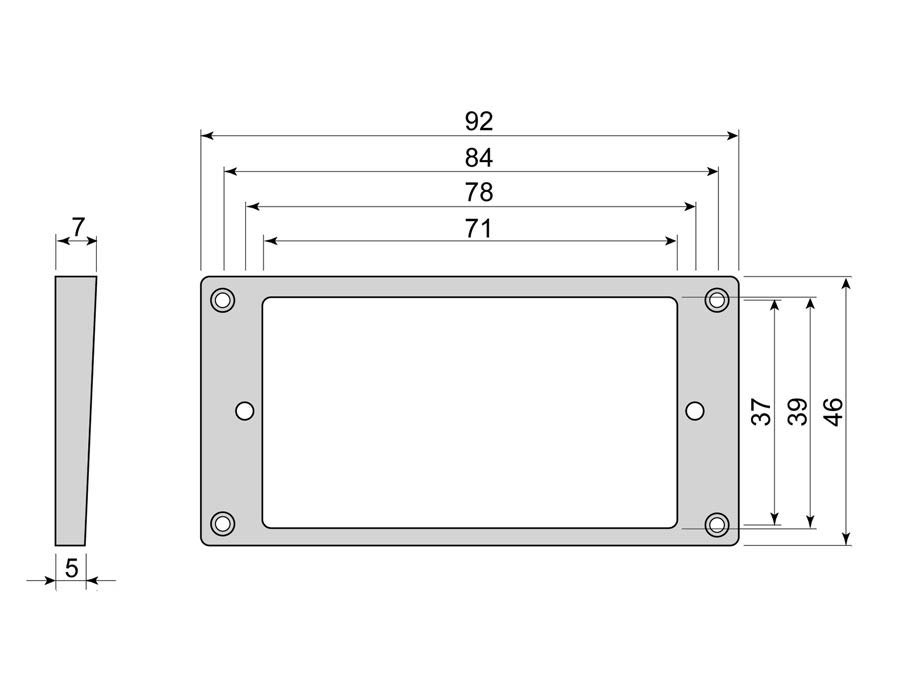 Boston HCS5070BK Element raampjes