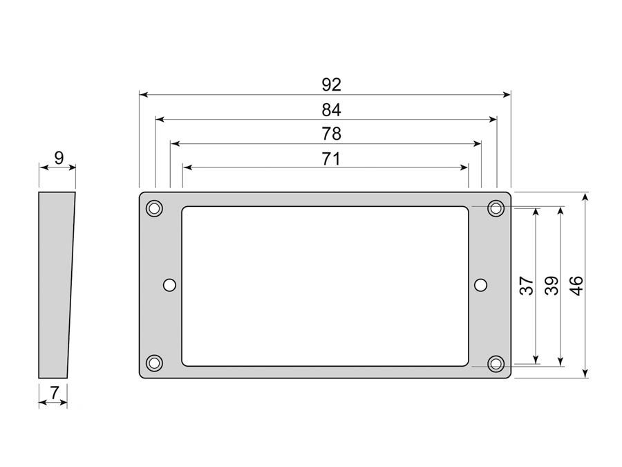 Boston HFS7090BK Element raampjes