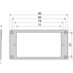 Boston HFS110120BK Element raampjes