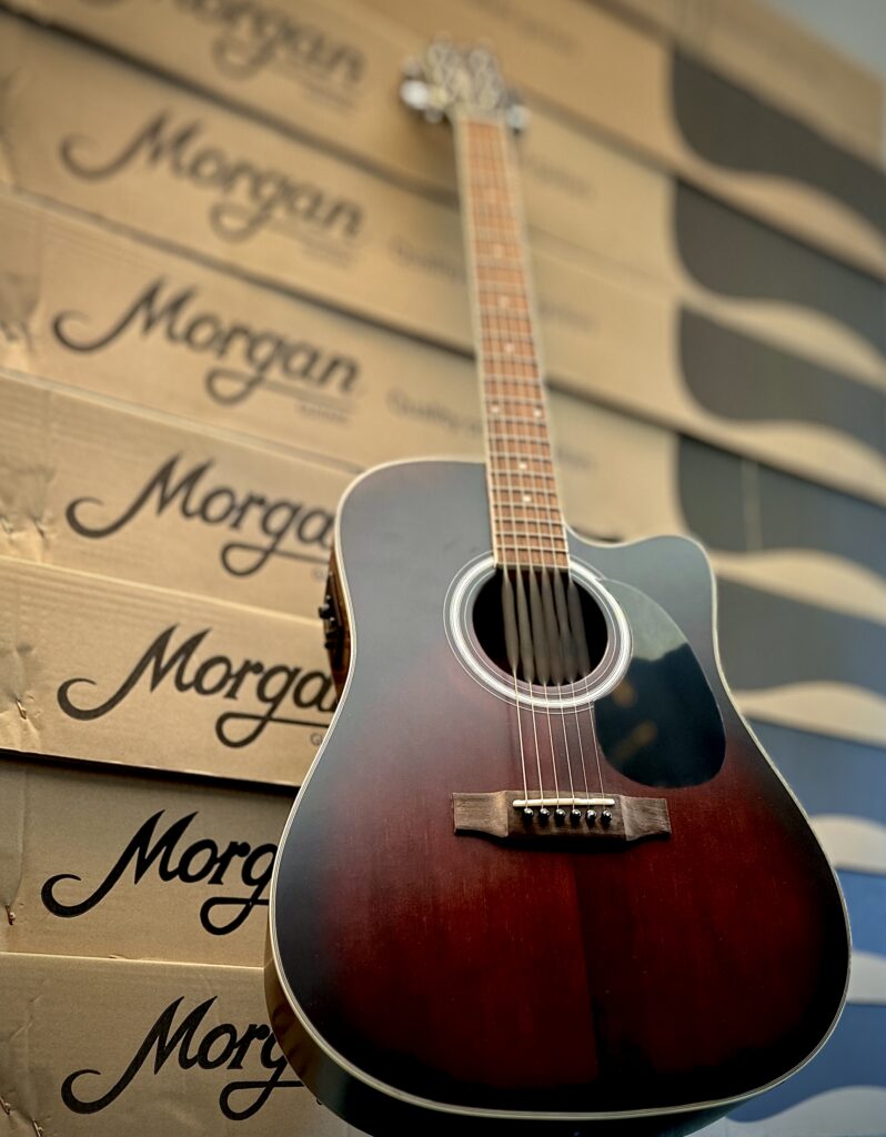 Morgan W121sce dvb Western gitaar met element