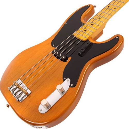 Vintage V51bd Re-Issue DLX 4 snarige basgitaar