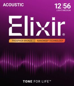 Elixir 0.12 Nanoweb 16077  0.12 Set voor western gitaar