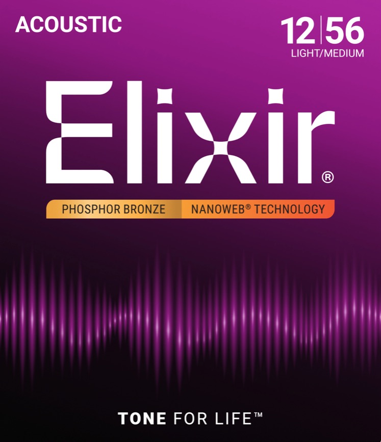 Elixir 0.12 Nanoweb 16077  0.12 Set voor western gitaar