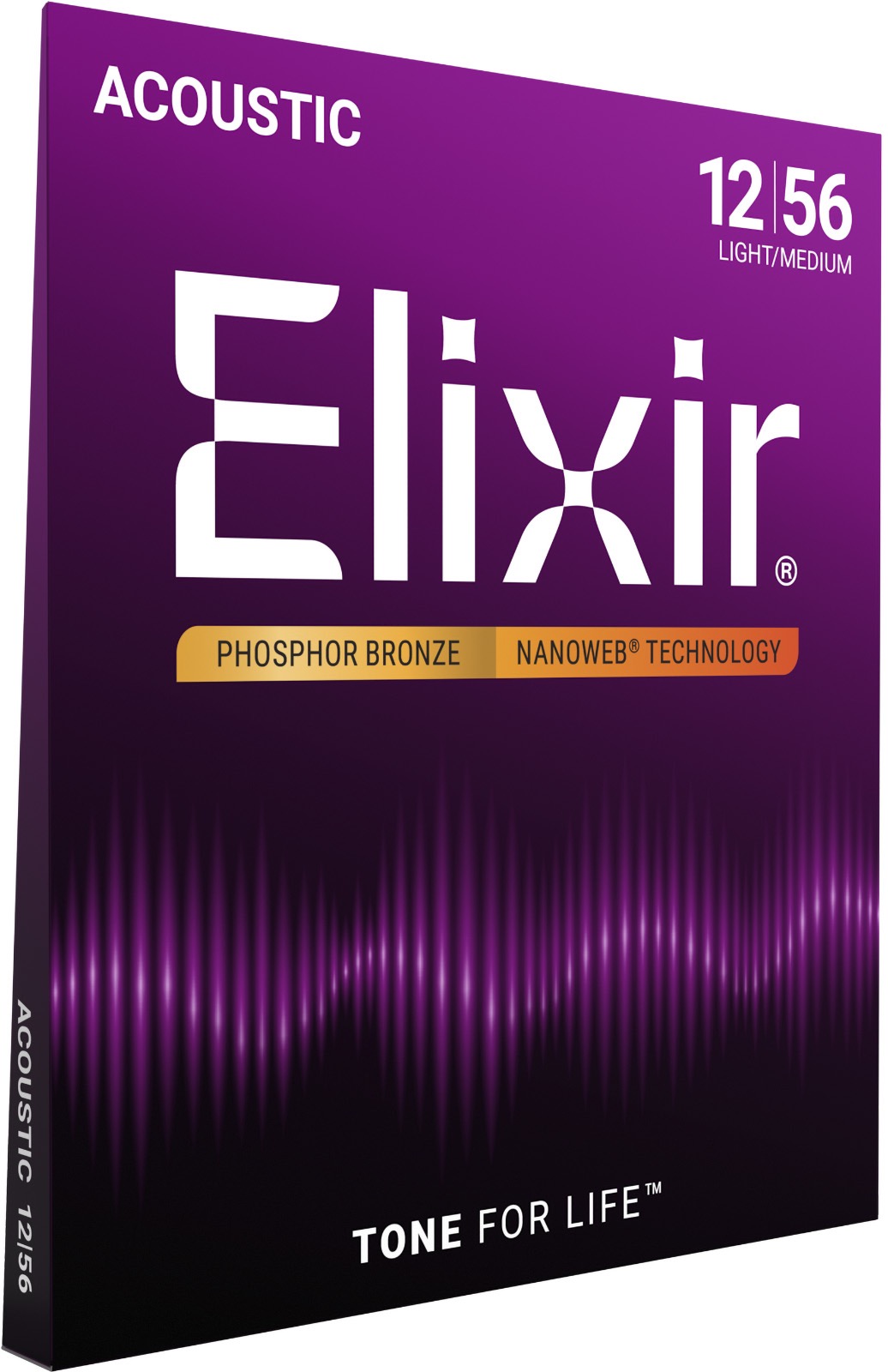 Elixir 0.12 Nanoweb 16077  0.12 Set voor western gitaar