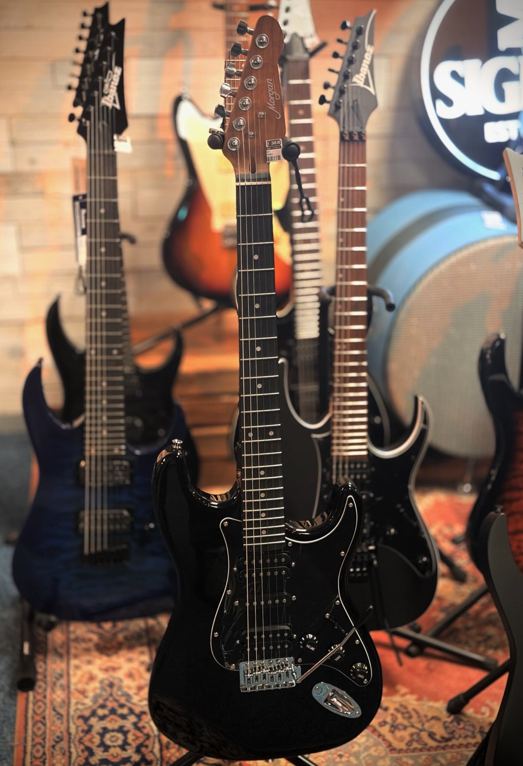 Morgan ST271BLK (vernieuwde versie!) Electrische gitaar